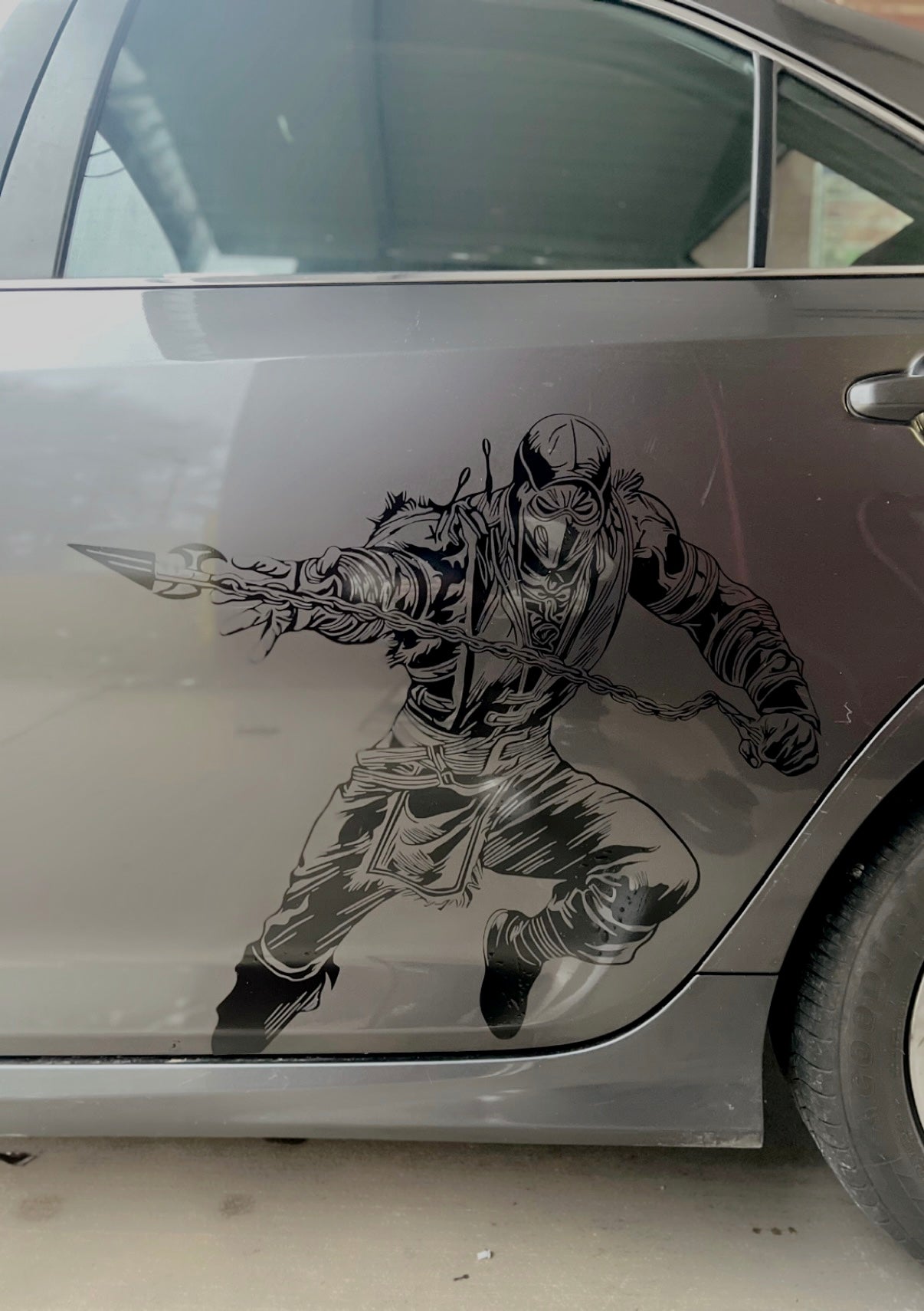 Scorpian Mortal Kombat Decal