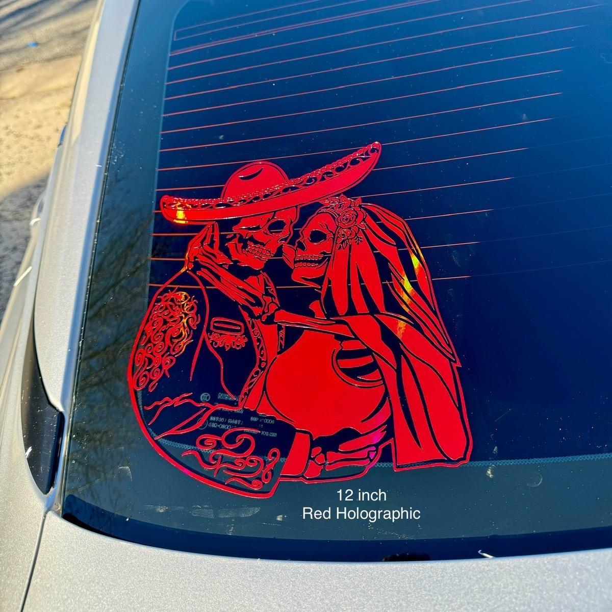 Charro Skulls Decal