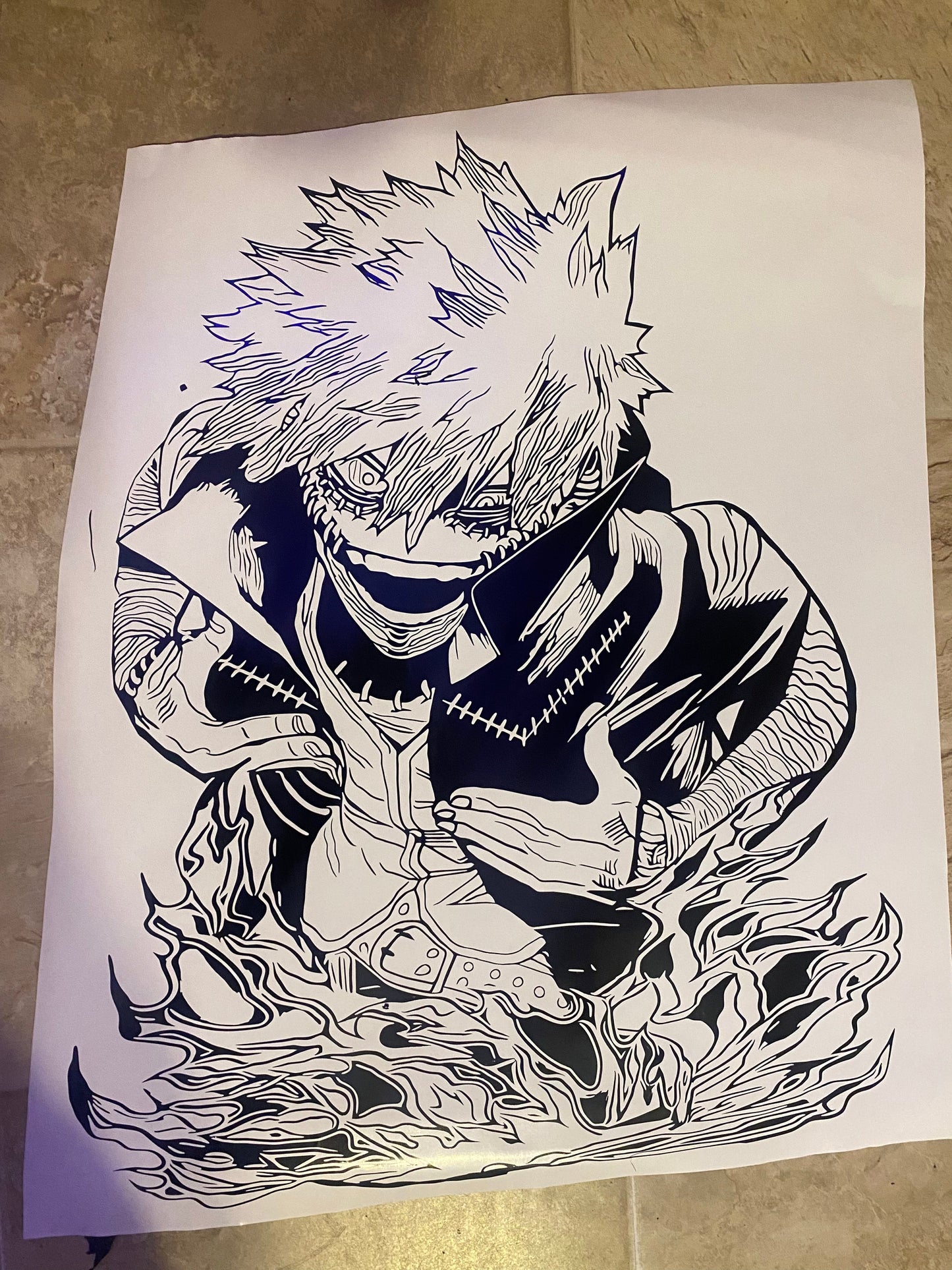 Dabi My Hero Decal
