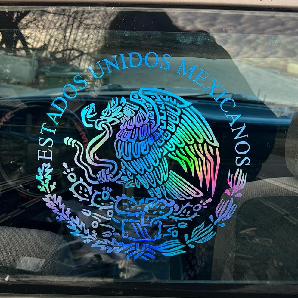 Escudo De Mexico Decal | Calcomania
