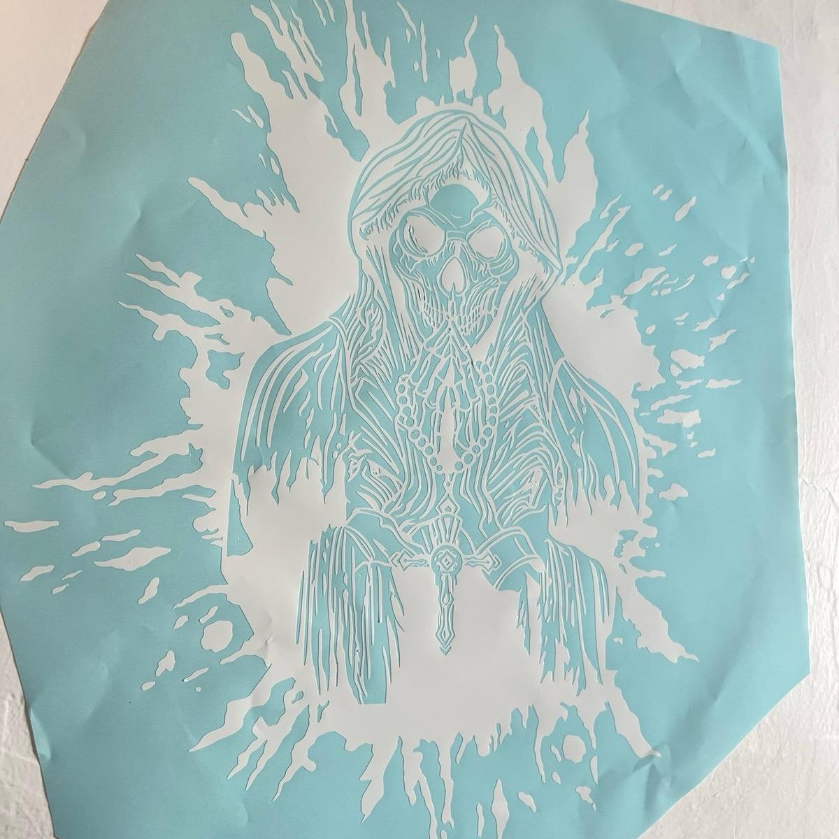 Santa Muerte Decal