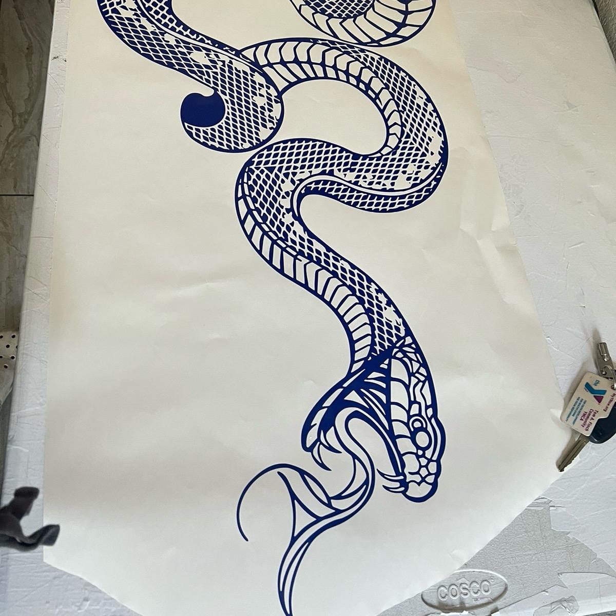 Snake Cobra Large Decal