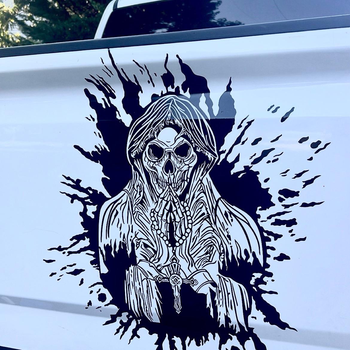 Santa Muerte Decal