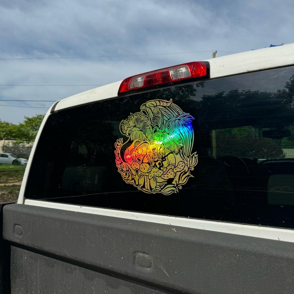 Mexican Azteca Escudo Decal