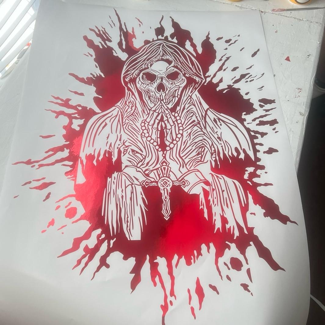 Santa Muerte Decal