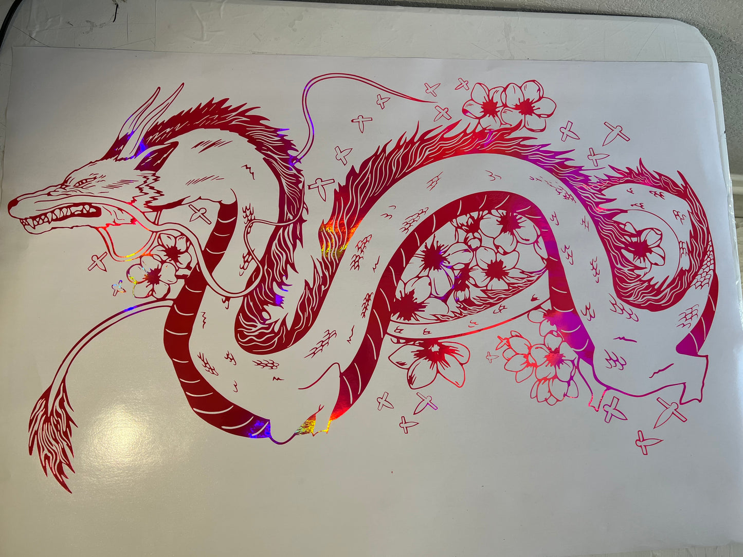 Haku Dragon Decal