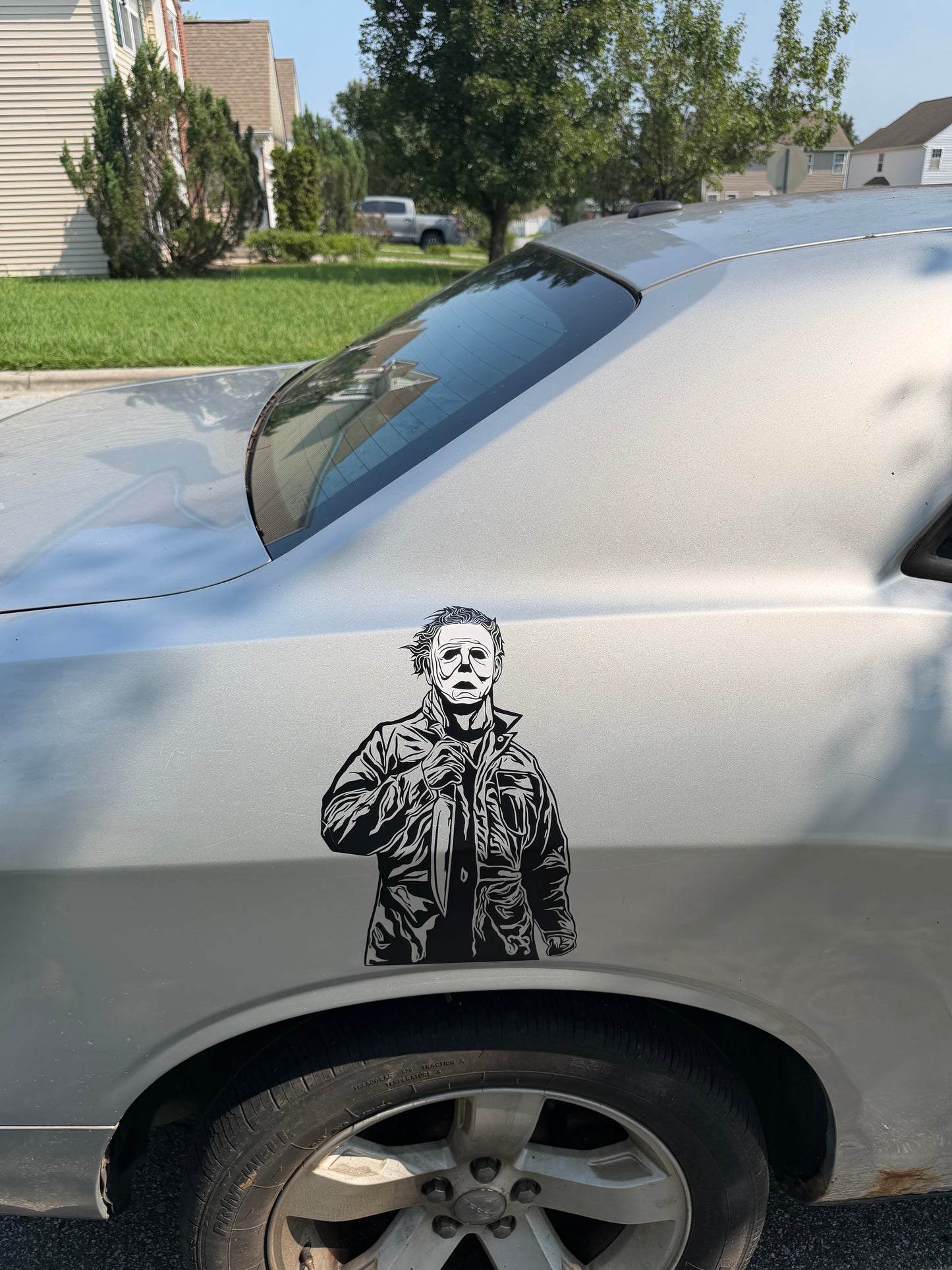 Michael Myers Decal 14 inches tall Black