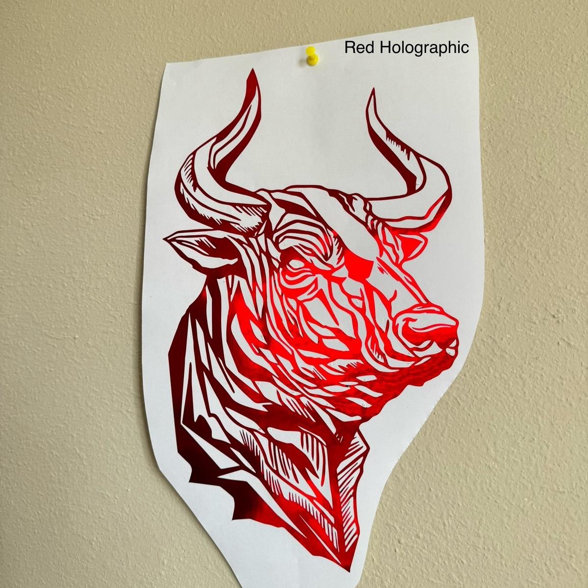 Bull Decal Sticker