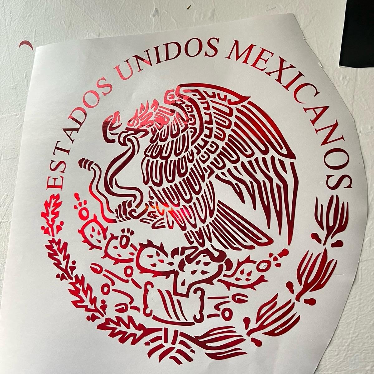 Escudo De Mexico Decal | Calcomania