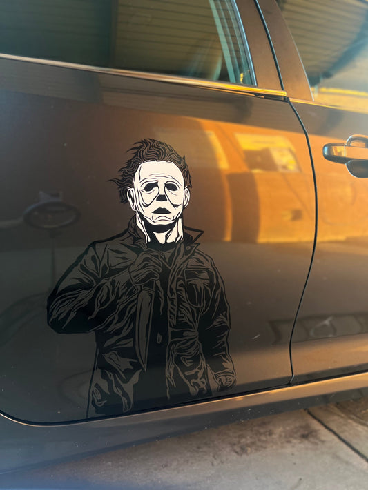 Michael Myers Decal 24 inches tall Black