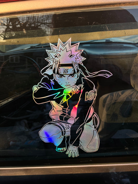 Naruto design for Dark color cars Large Car Graphic Decal | Vinyl Car Truck Wall Decals | Stickers | Removable | SVG |Mothers day |Birthday Gift | Fathers Day Gift