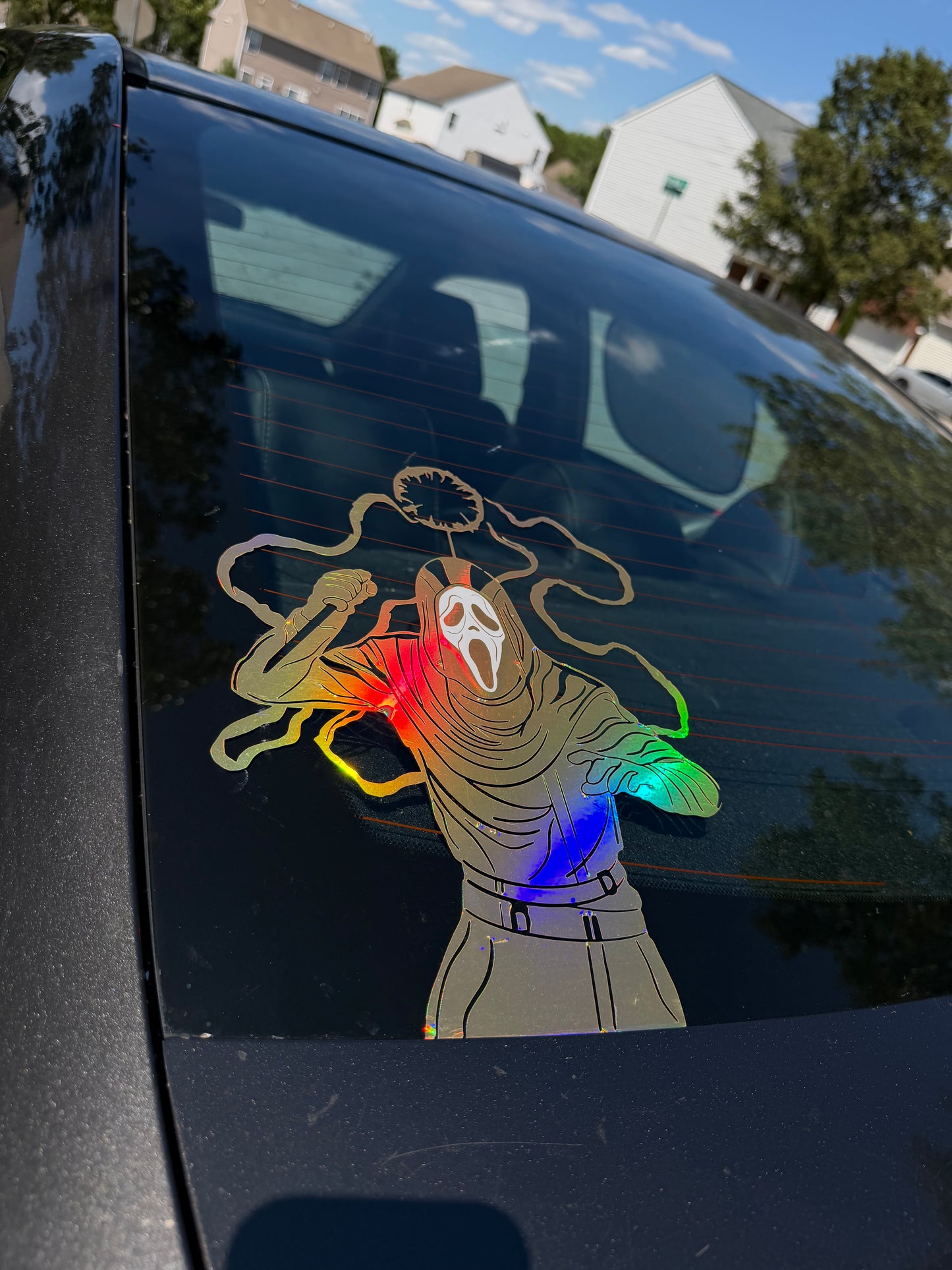 Ghostface Halloween Decal
