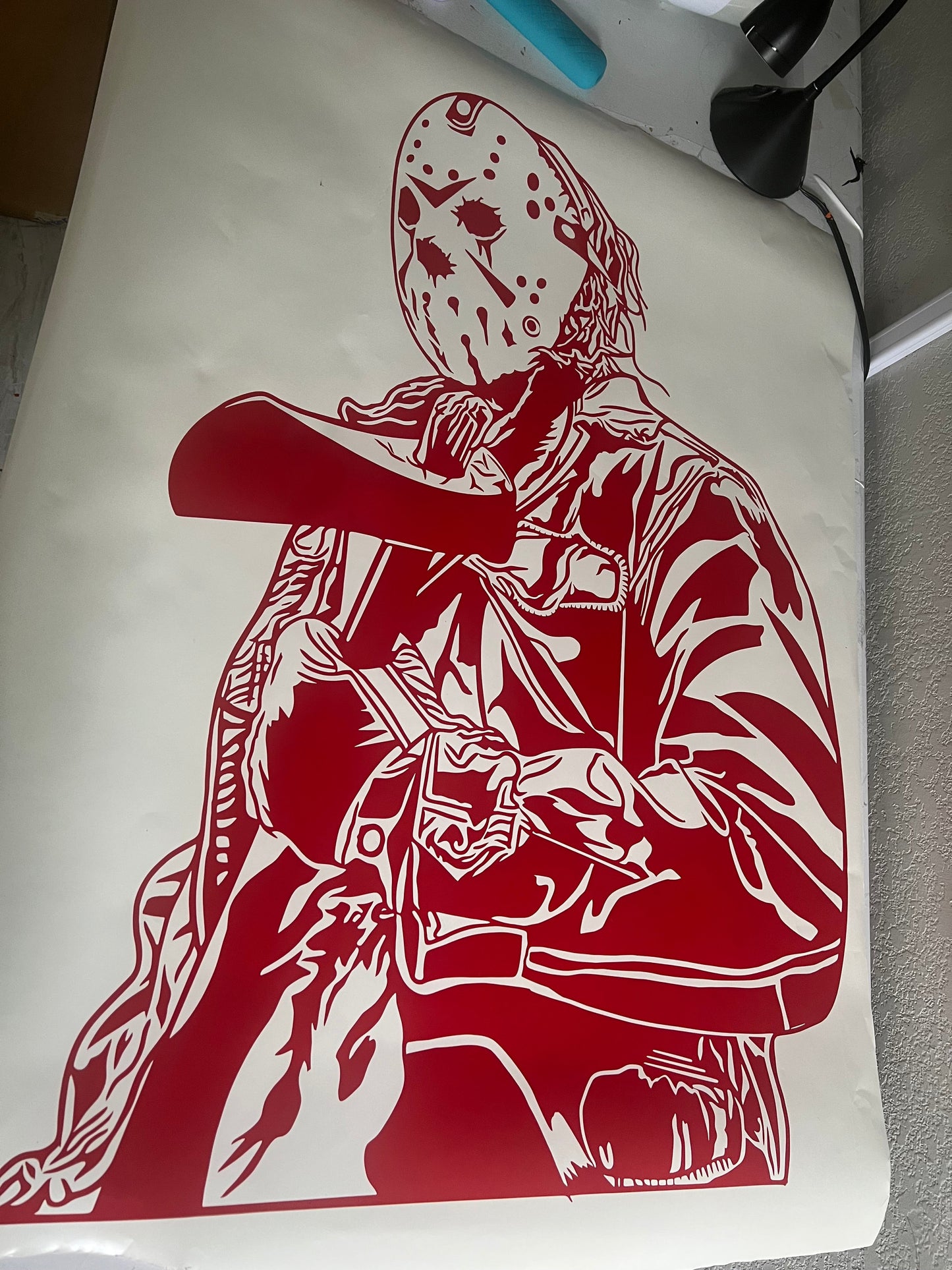 Jason Voorhees Halloween Decal