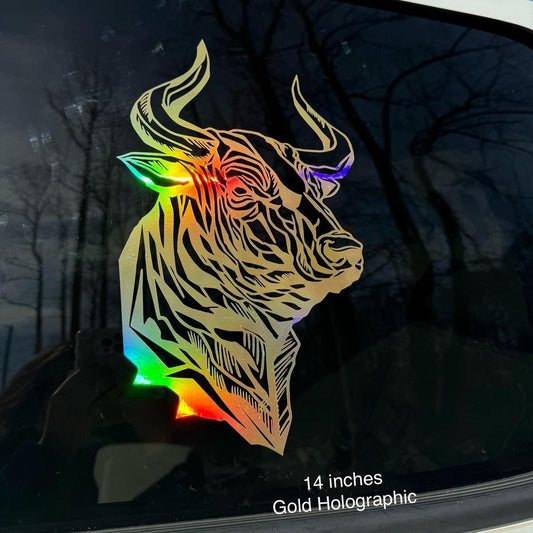 Bull Decal Sticker