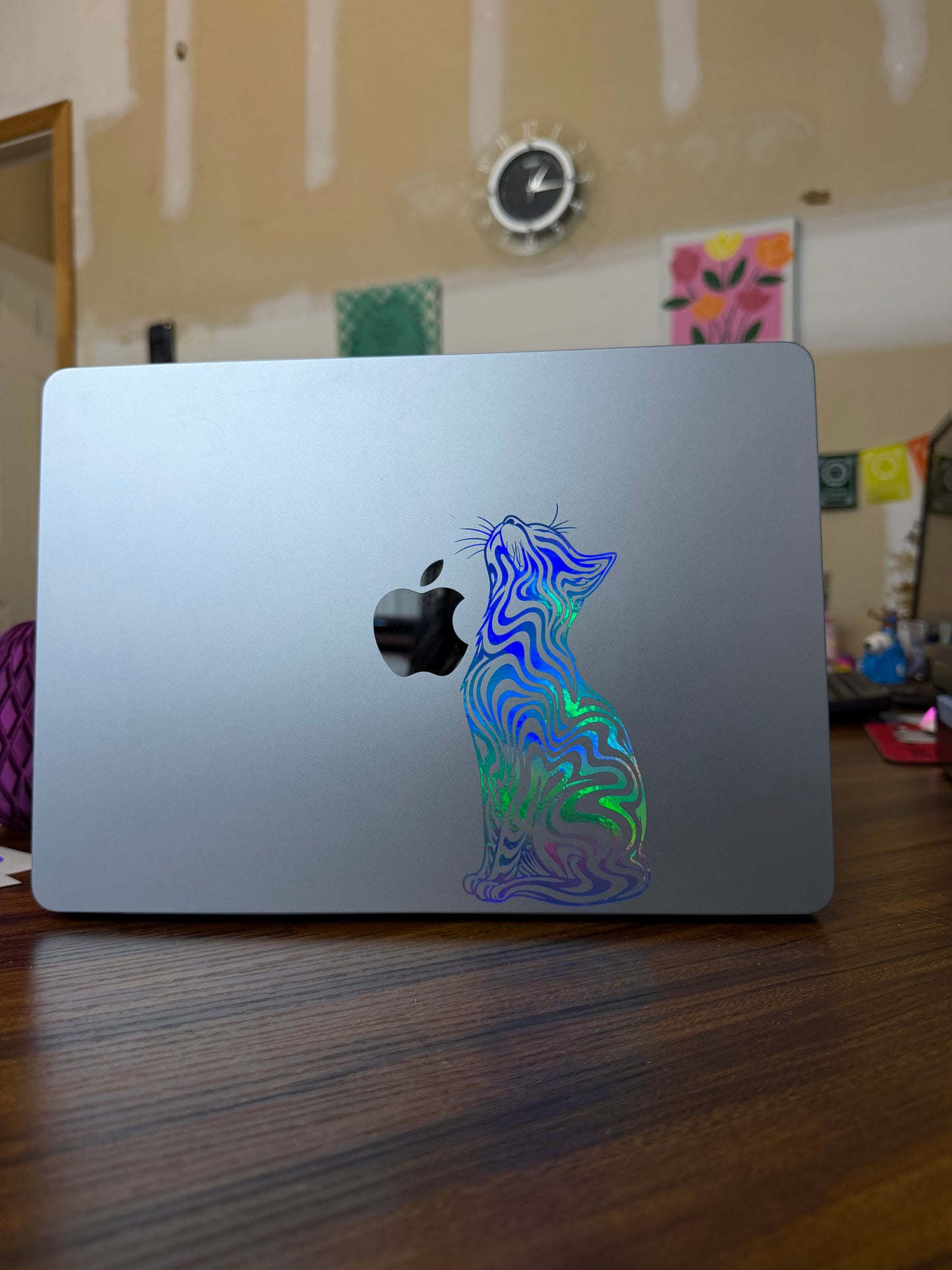 Trippy Cat Decal