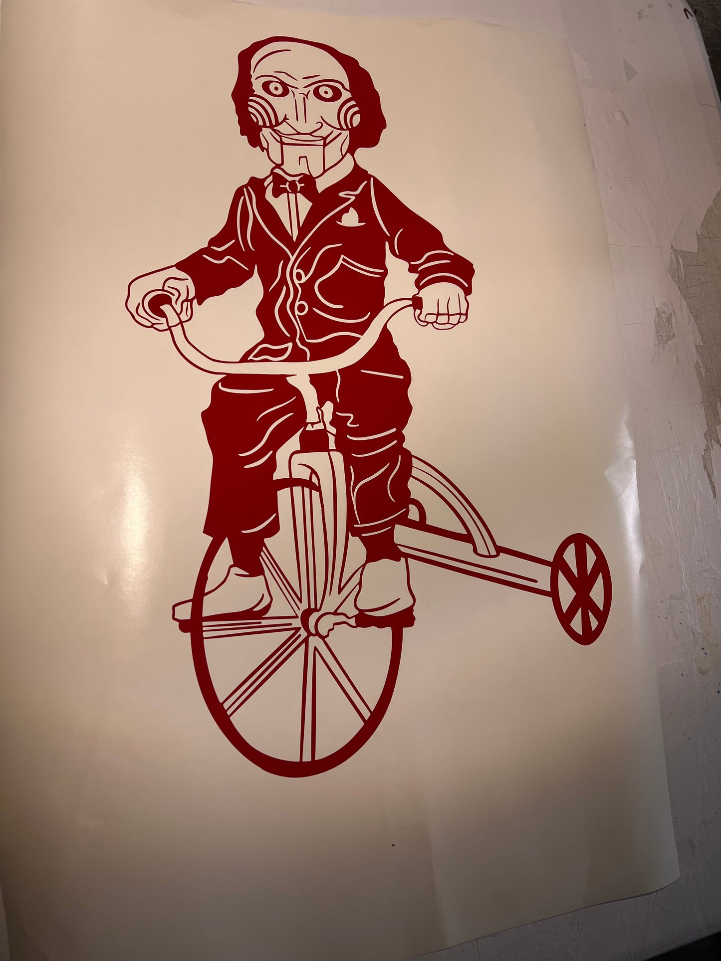 Jigsaw Halloween Decal