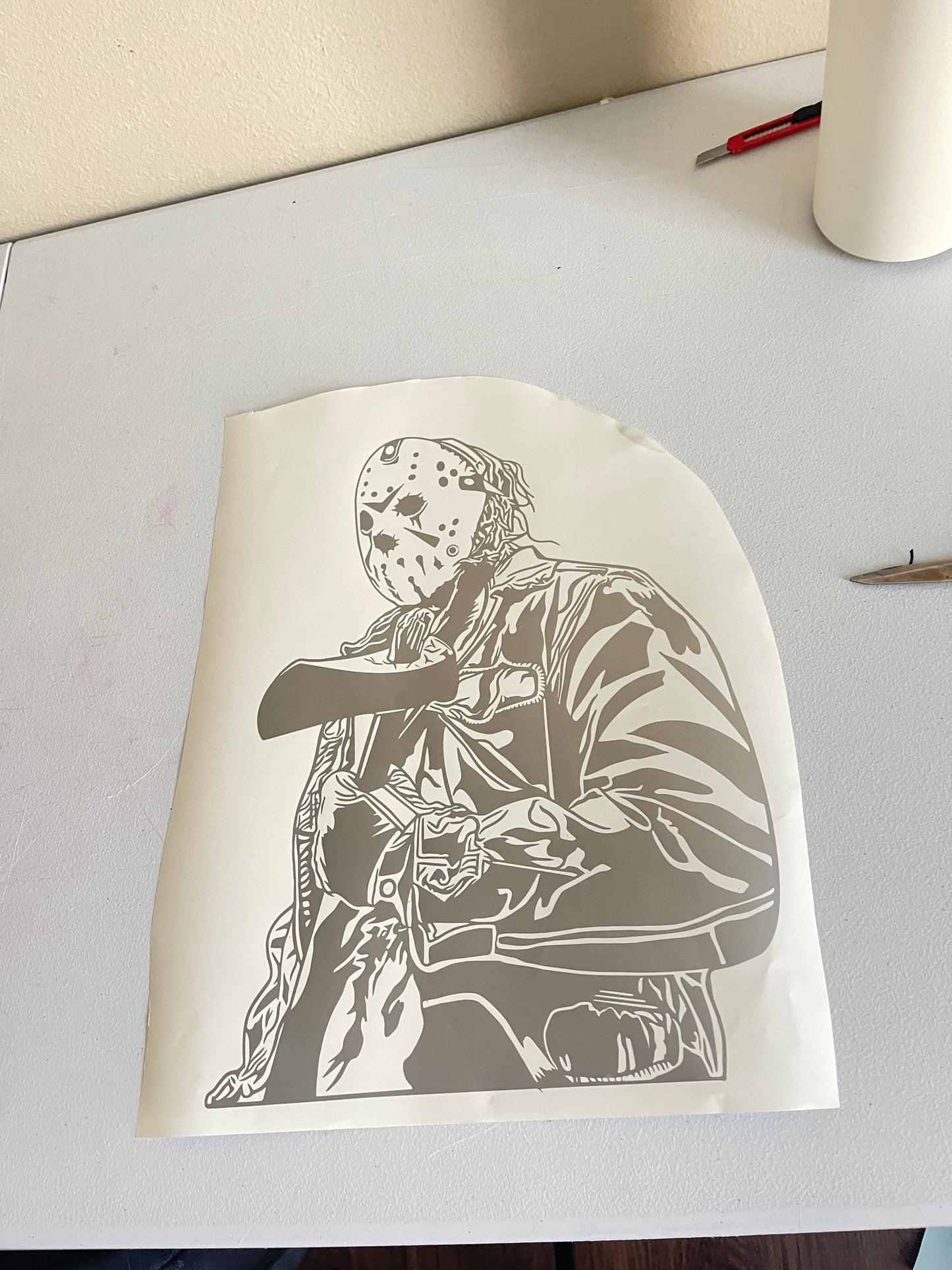 Jason Voorhees Halloween Decal
