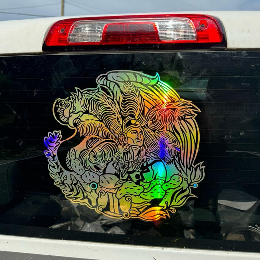 Mexican Azteca Escudo Decal