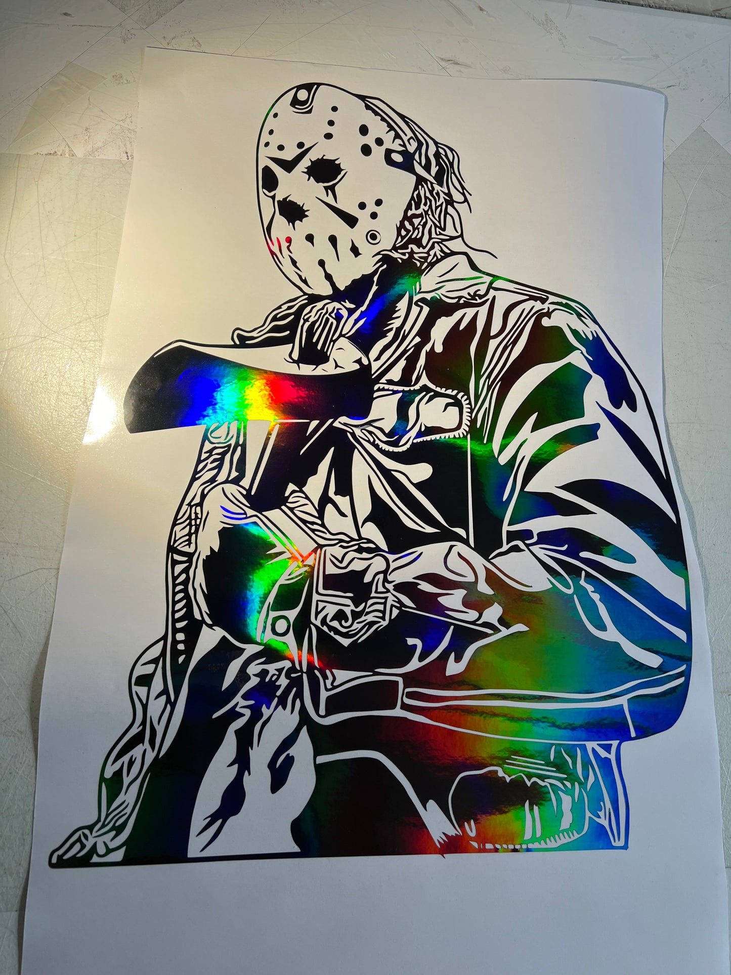 Jason Voorhees Halloween Decal