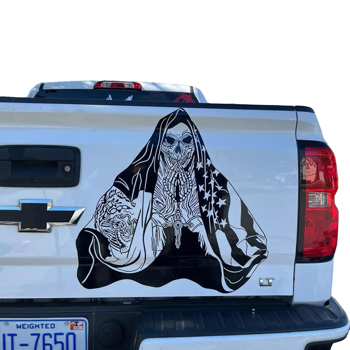 Mexican American Santa Muerte Decal