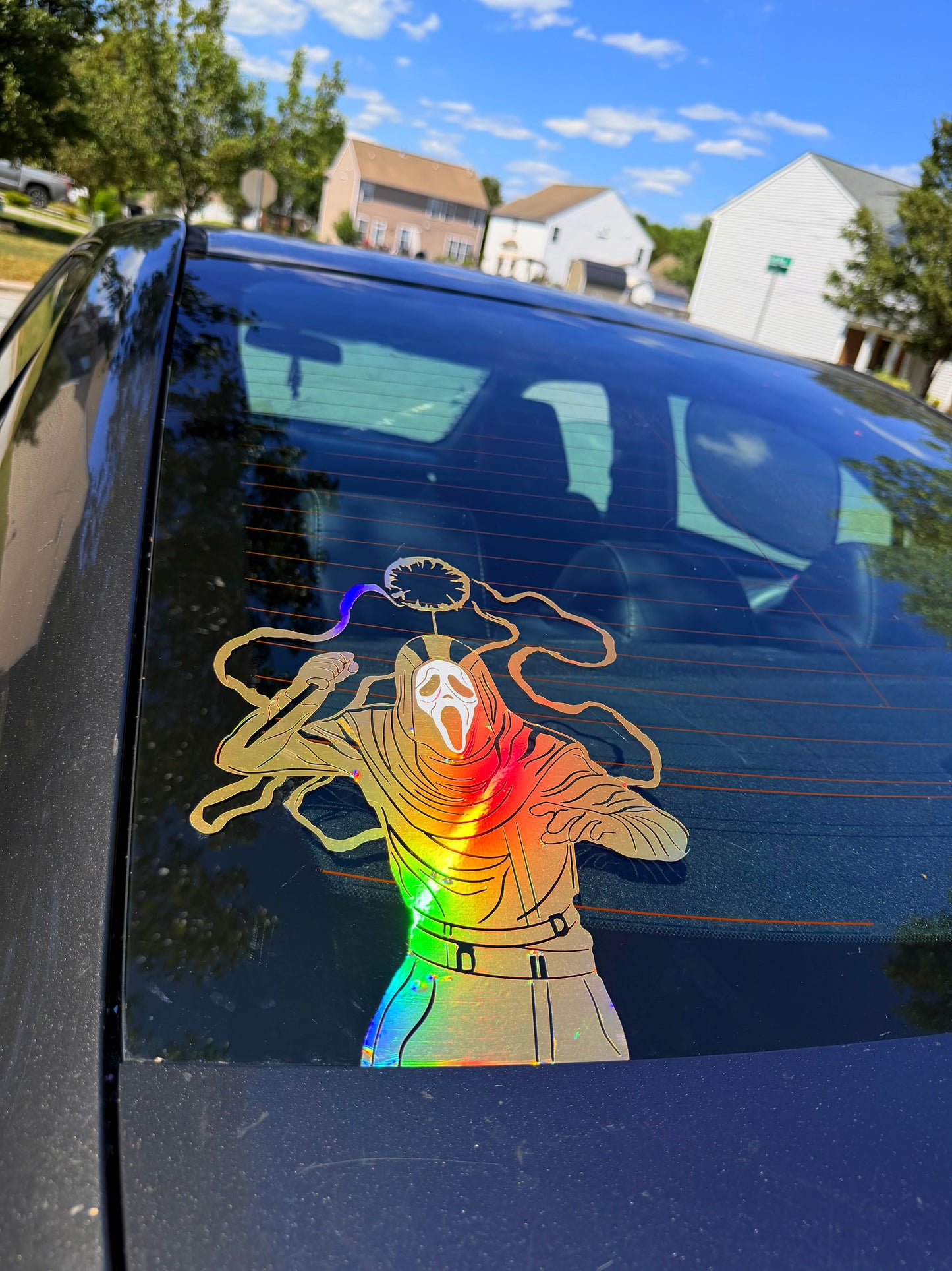Ghostface Halloween Decal