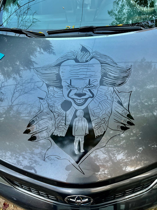 Pennywise Halloween Decal