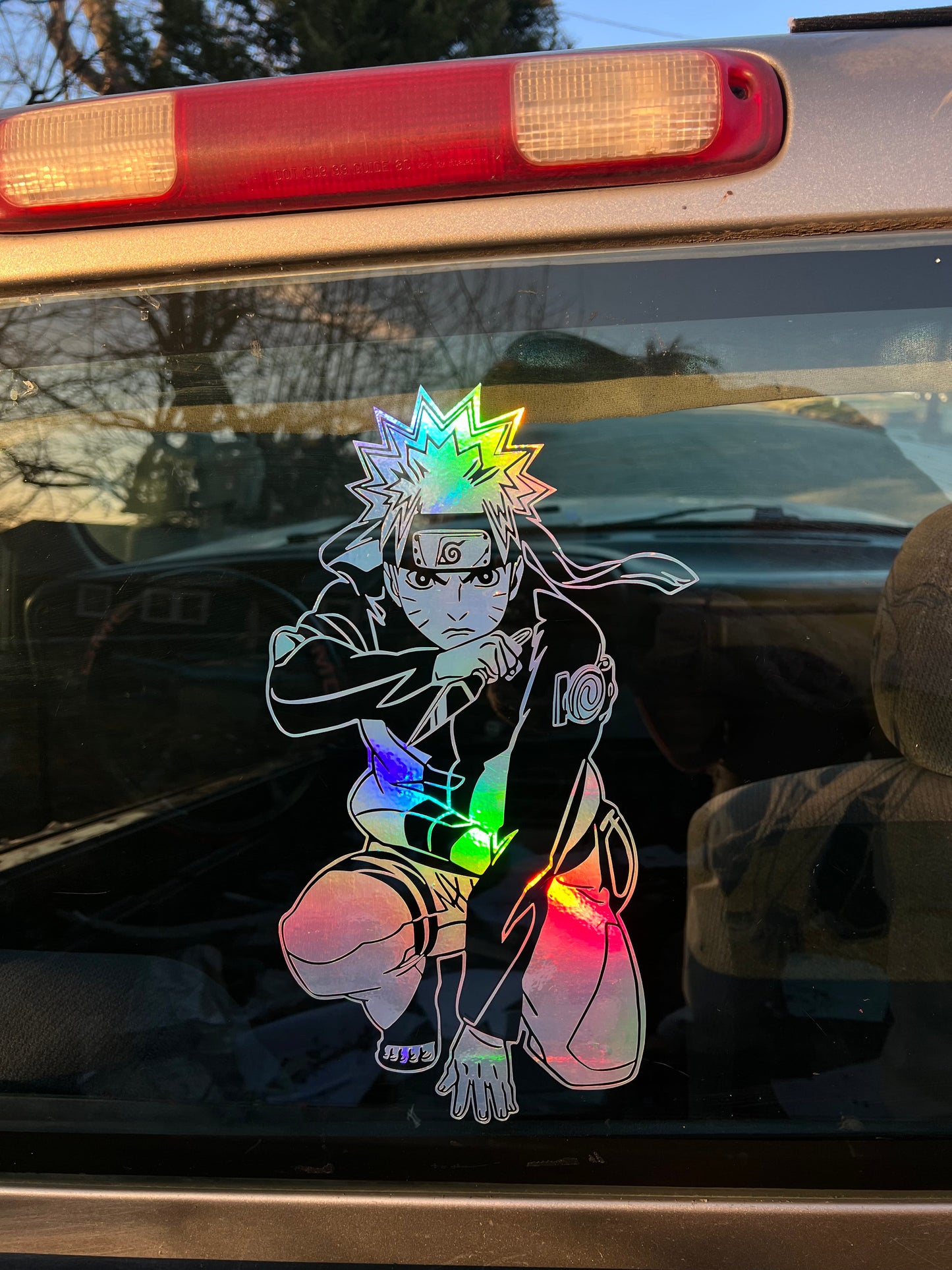 Naruto design for Dark color cars Large Car Graphic Decal | Vinyl Car Truck Wall Decals | Stickers | Removable | SVG |Mothers day |Birthday Gift | Fathers Day Gift