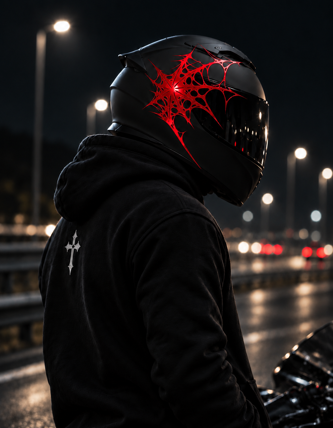 Spider Web Decal
