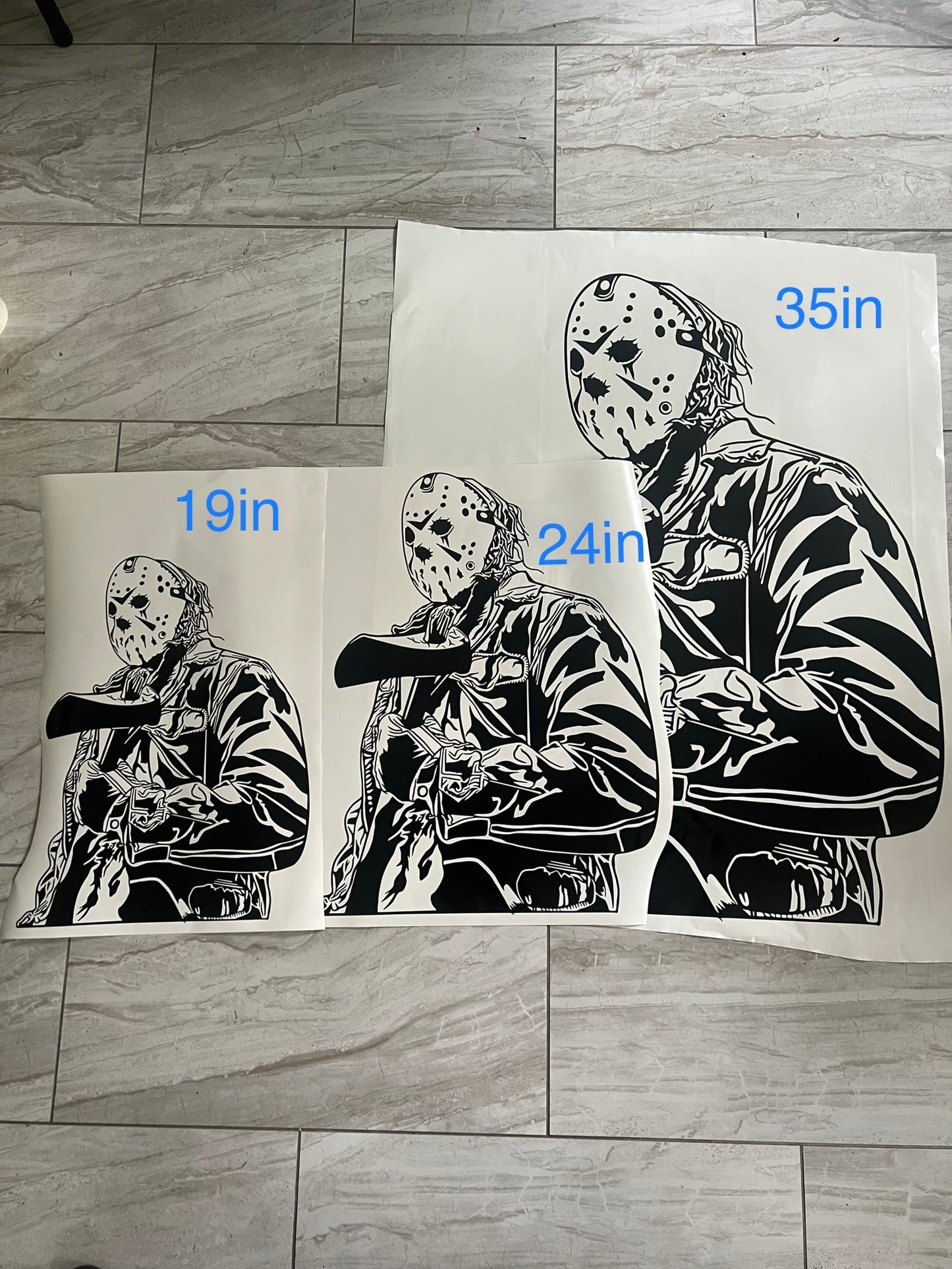 Jason Voorhees Halloween Decal