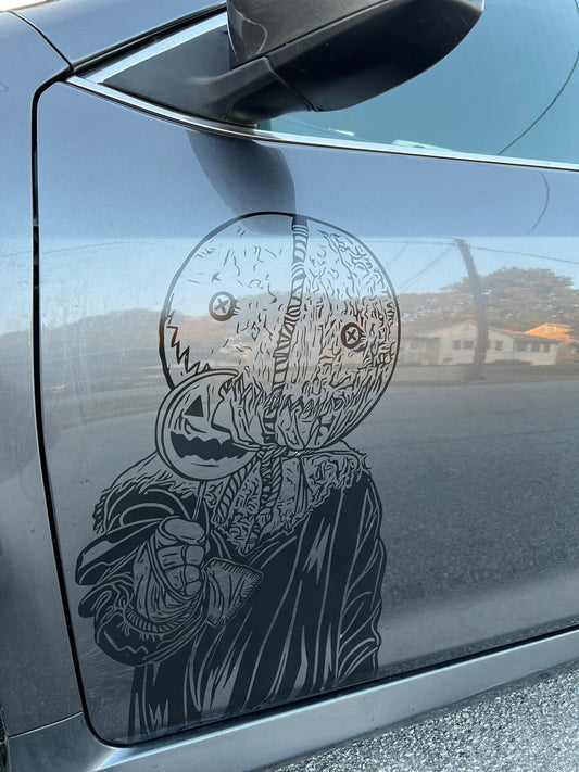 Sam Trick or Treat Halloween Decal