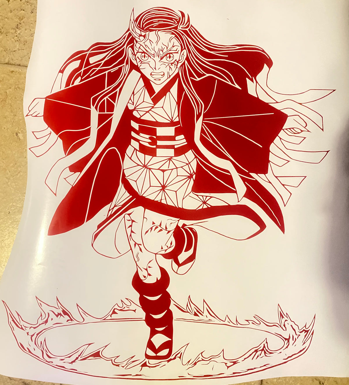 Anime Girl Decal