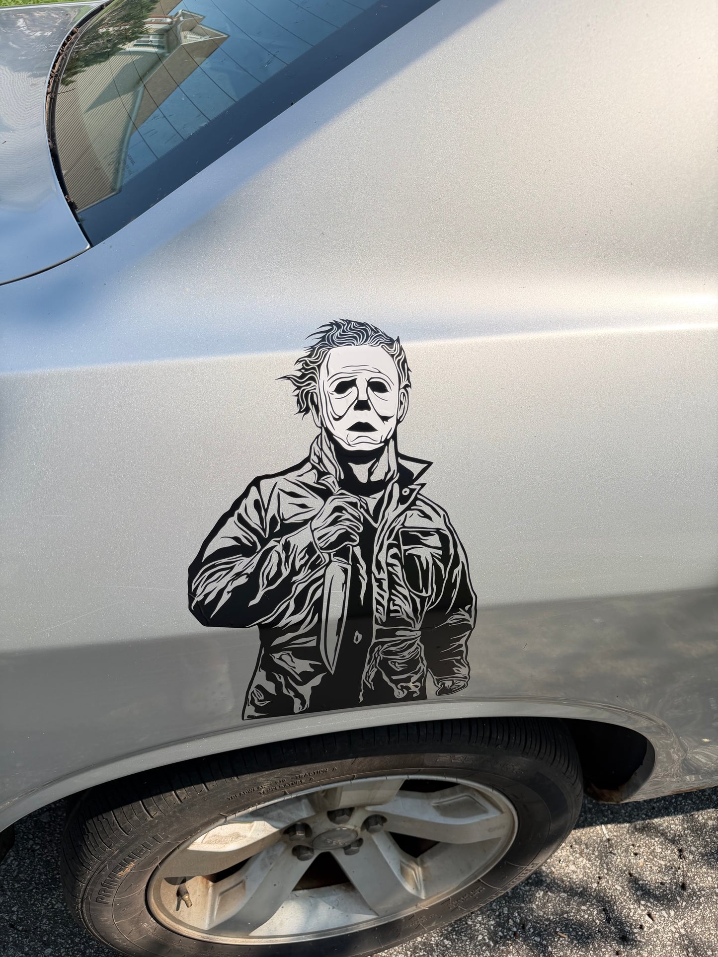 Michael Myers Decal 14 inches tall Black