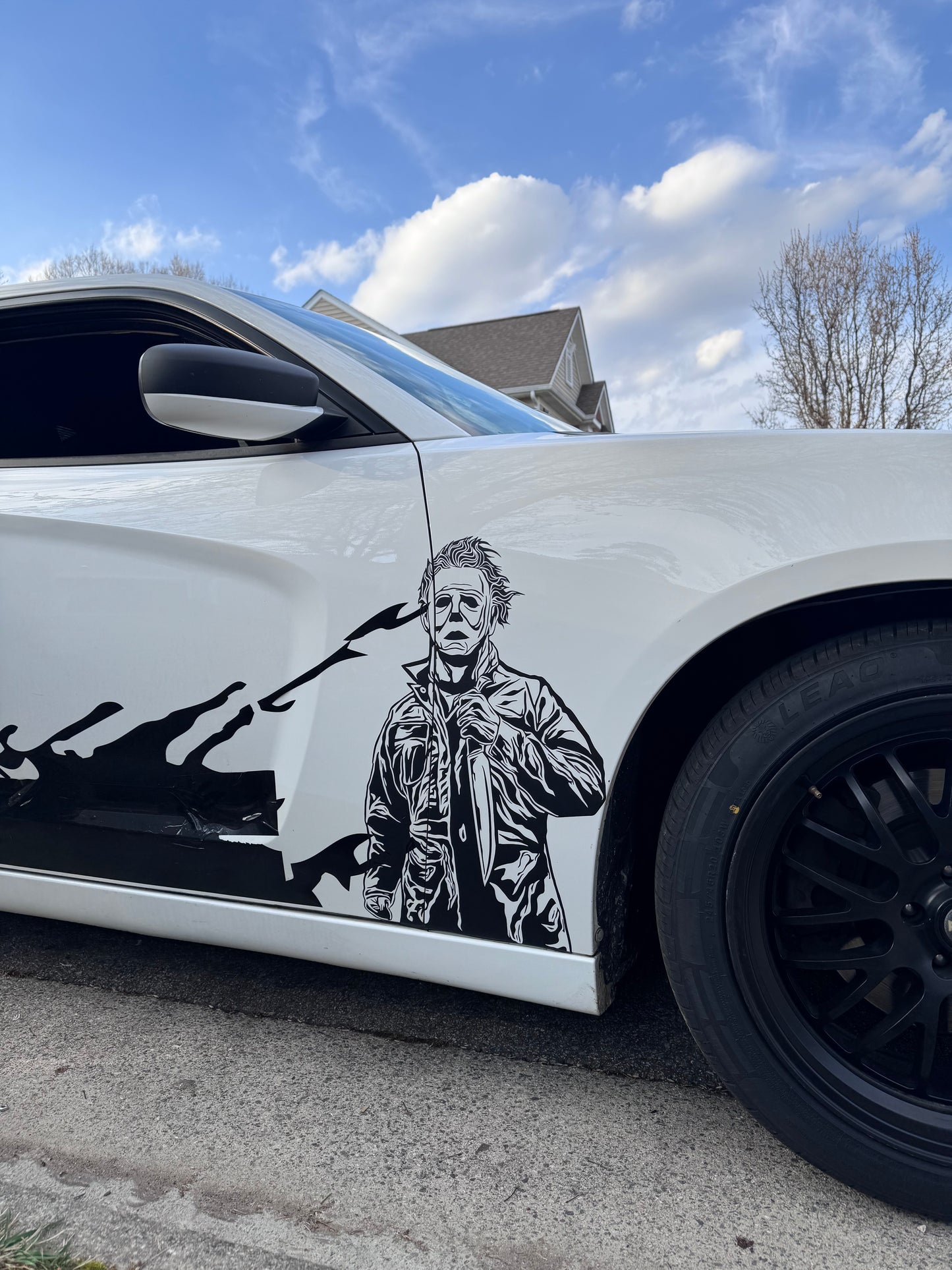 Michael Myers Decal 24 inches tall Black