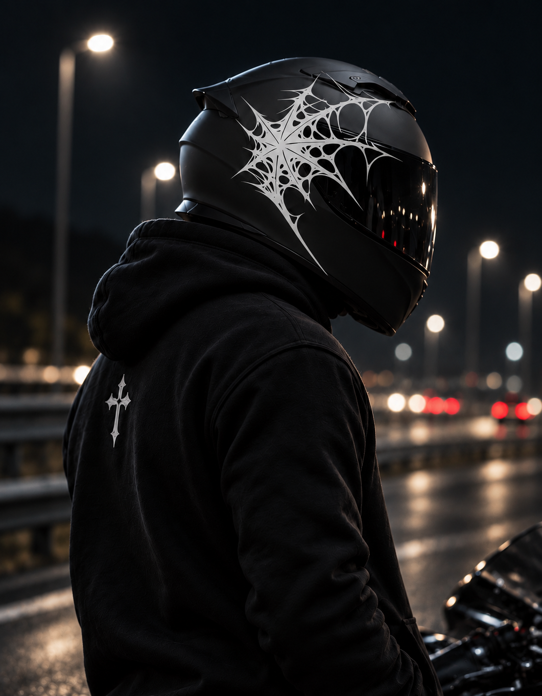 Spider Web Decal