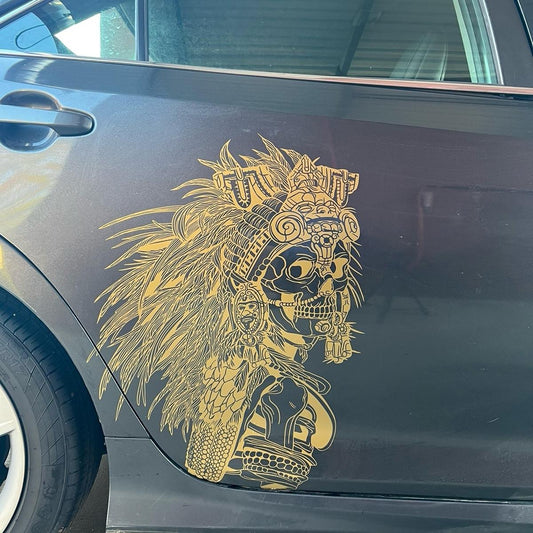 Skull Worrier Decal