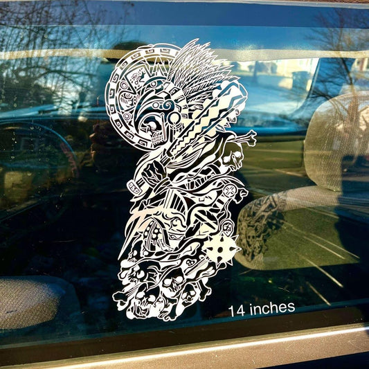 Skull Warrior Decal