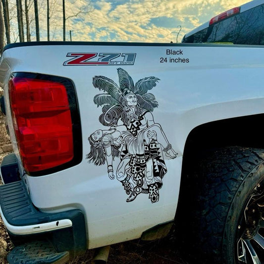 Azteca Warrior Decal