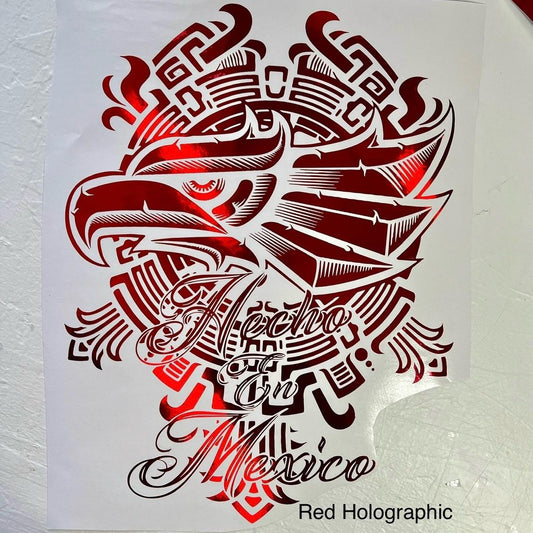 Hecho En Mexico with Words Decal
