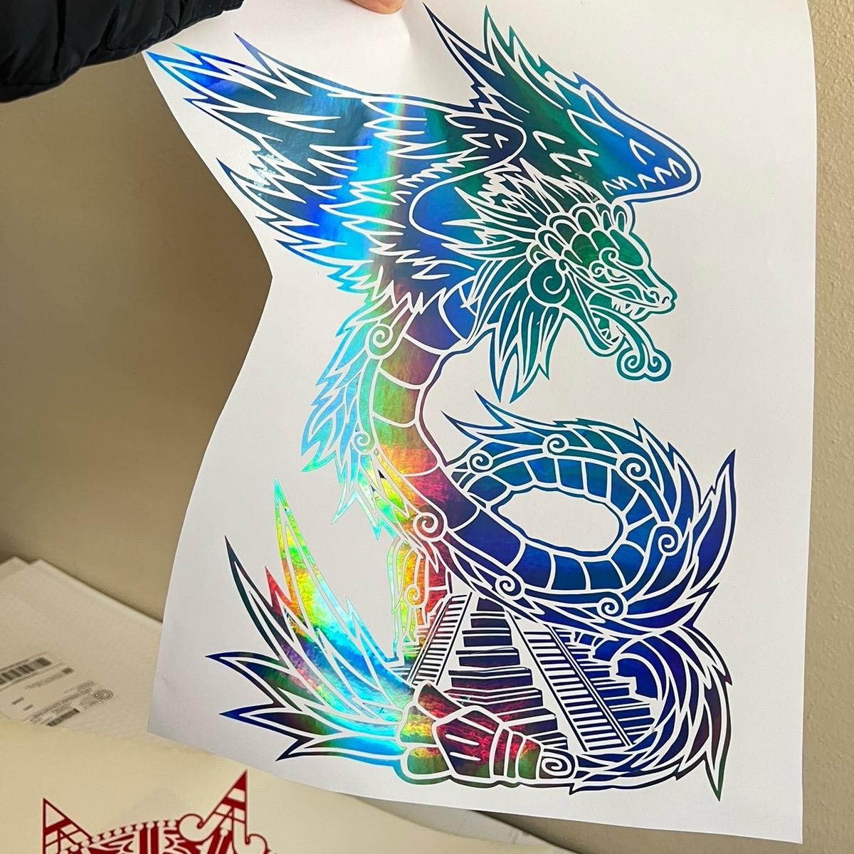 Aztec Mexican Dragon Decal